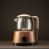 brown-retro-electronic-blender-device